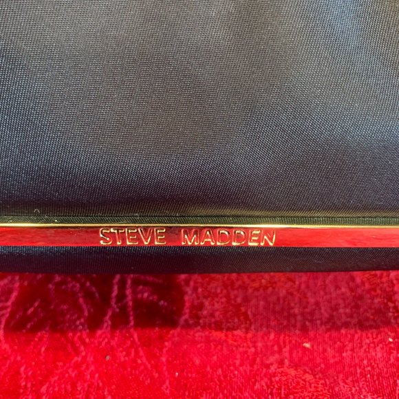 Steven by Steve Madden Large Black Nylon Tote Bag/Purse - Picture 8 of 16